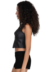 HEAVYMETAL Jeffrey Campbell Top Black