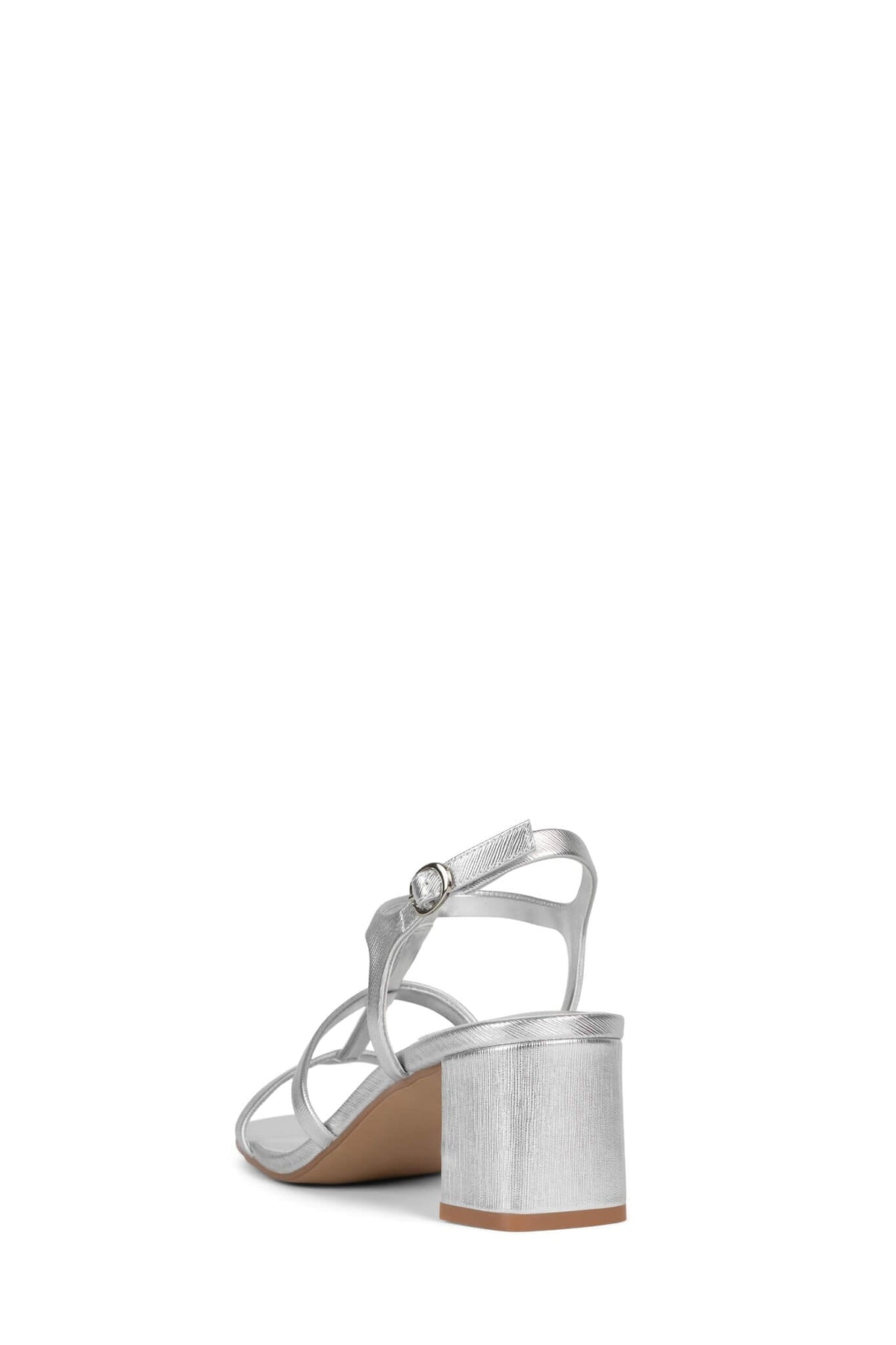 HELIOS Jeffrey Campbell Heeled Sandals Silver Lines