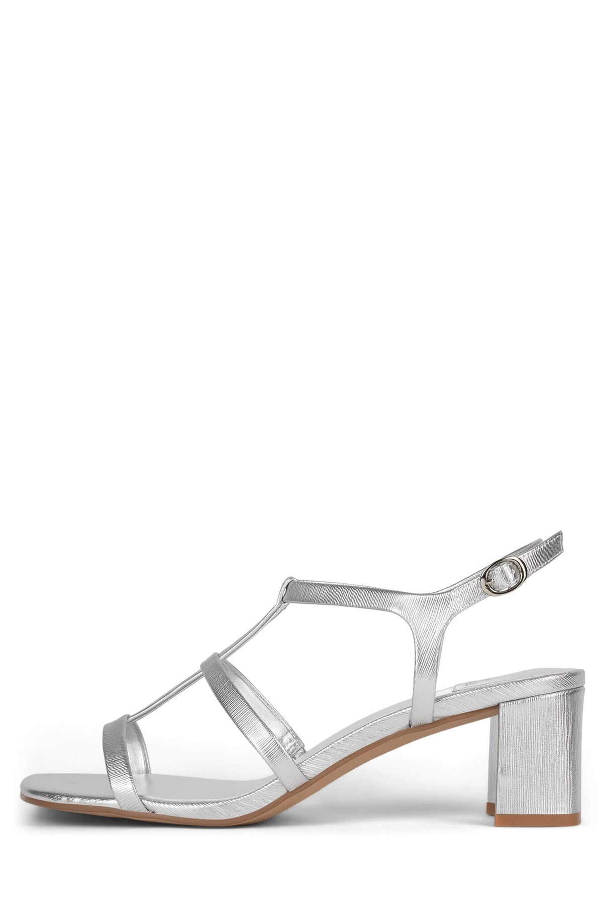 HELIOS Jeffrey Campbell Heeled Sandals Silver Lines