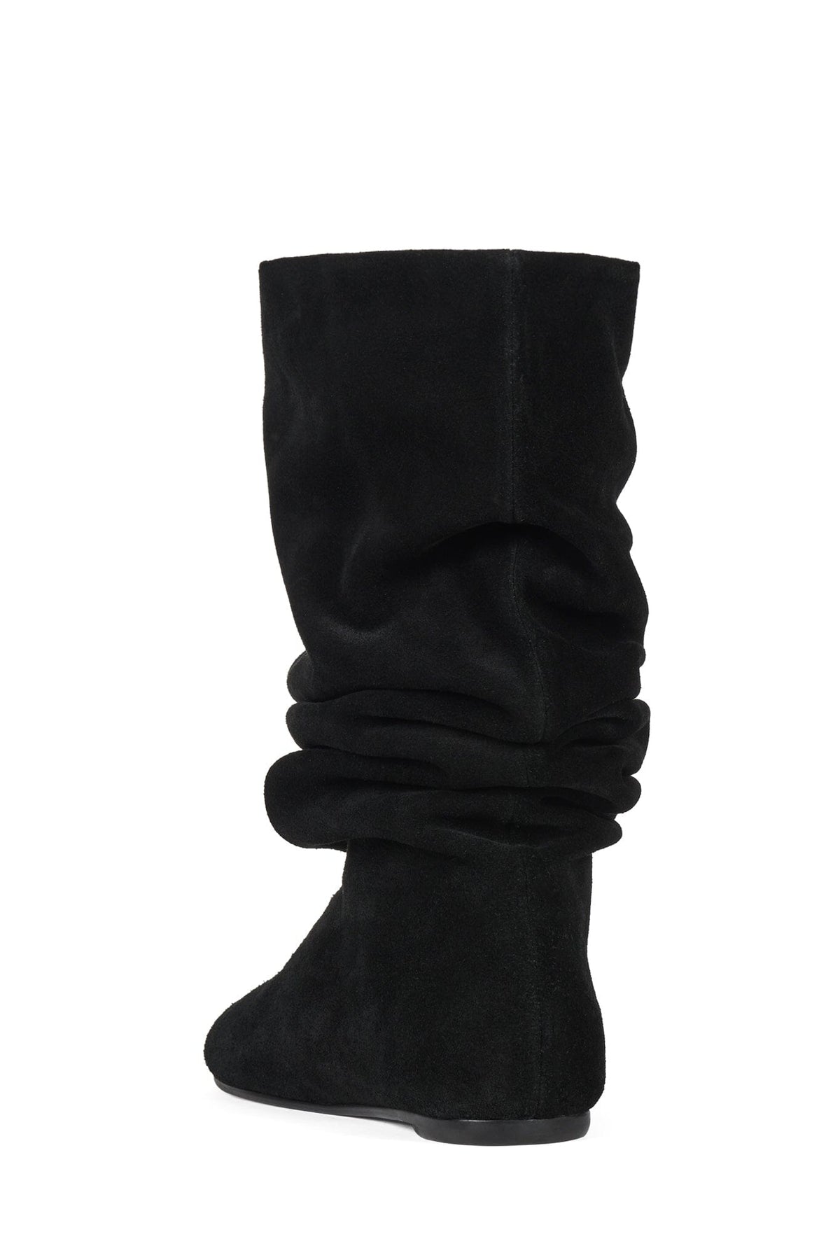 HERRING Jeffrey Campbell Slouched Boot Black Suede