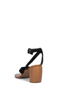 HEX-YOU Jeffrey Campbell Heeled Sandal Black Suede