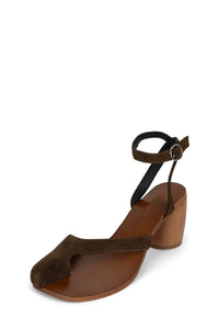 HEX-YOU Jeffrey Campbell Heeled Sandal Brown