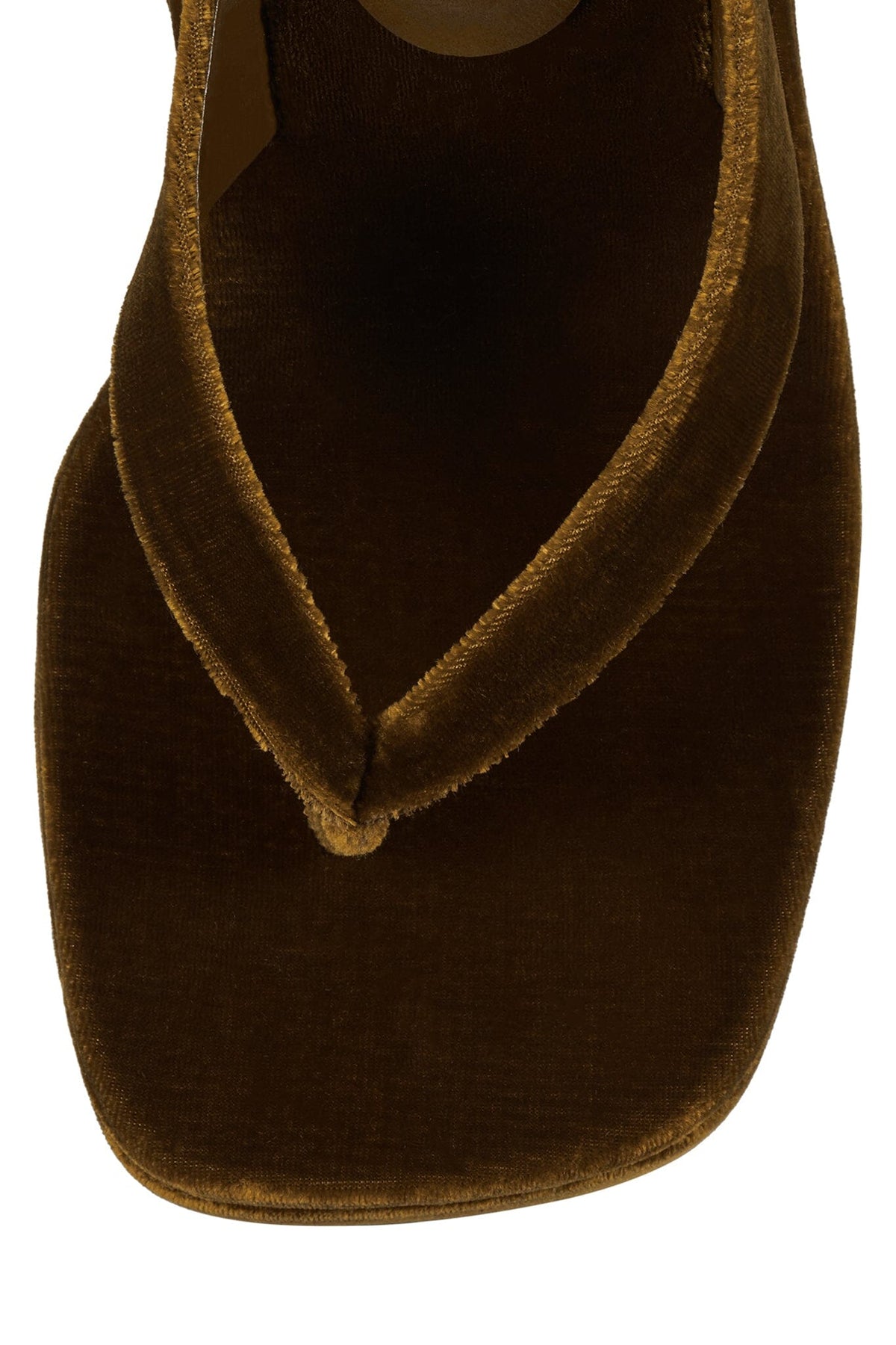 HEY-BABE Jeffrey Campbell Wedge Sandal Mustard Velvet