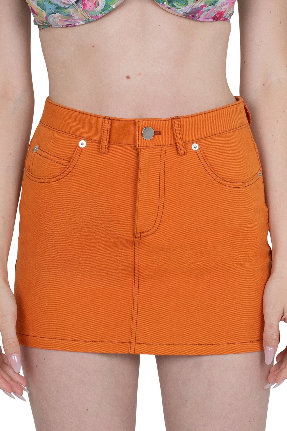 HEY-NOW Jeffrey Campbell Skirt Orange