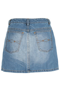 HEY-NOW Jeffrey Campbell Skirt Blue Washed Denim _hover