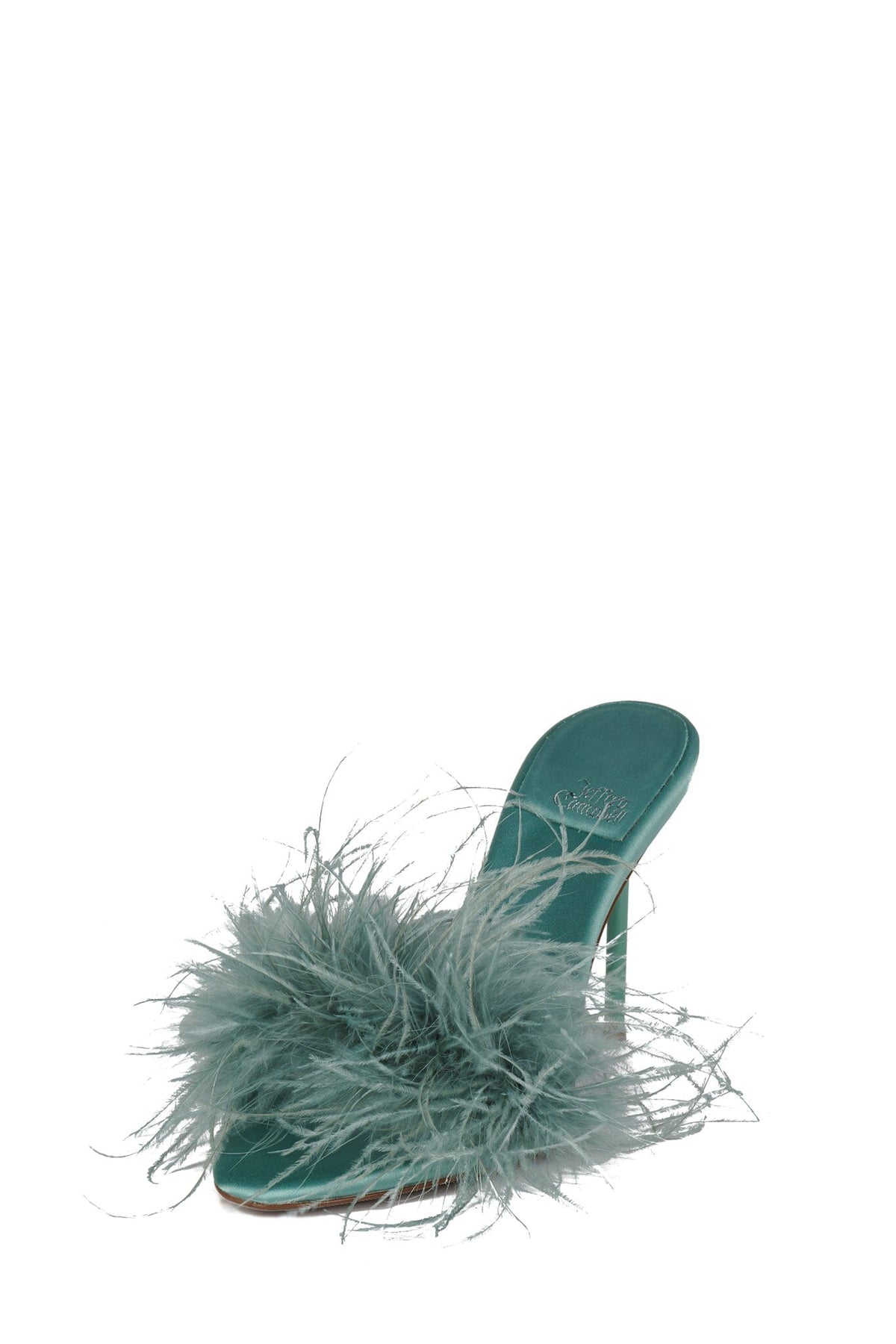 HEY-YA Heeled Mule Mint Satin Combo _hover