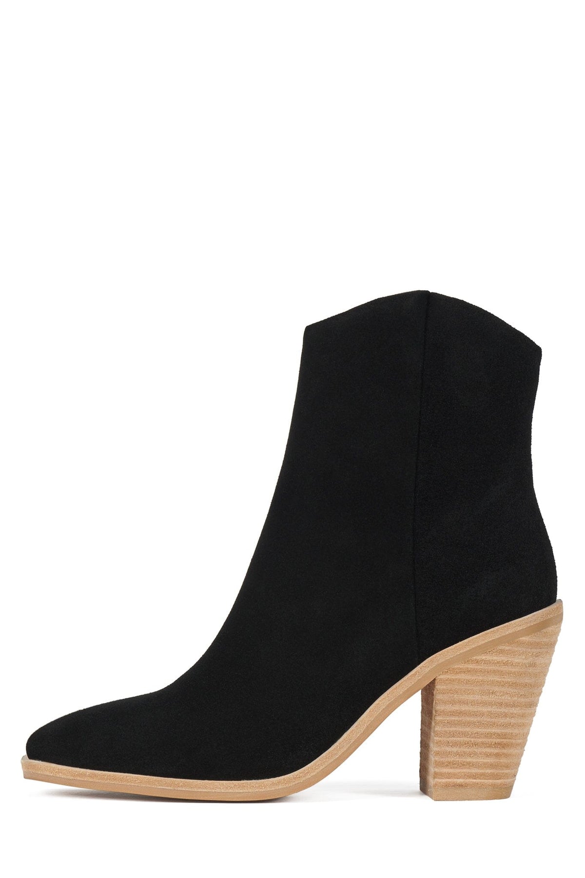 HORSESHOE Black Suede Natural Stack
