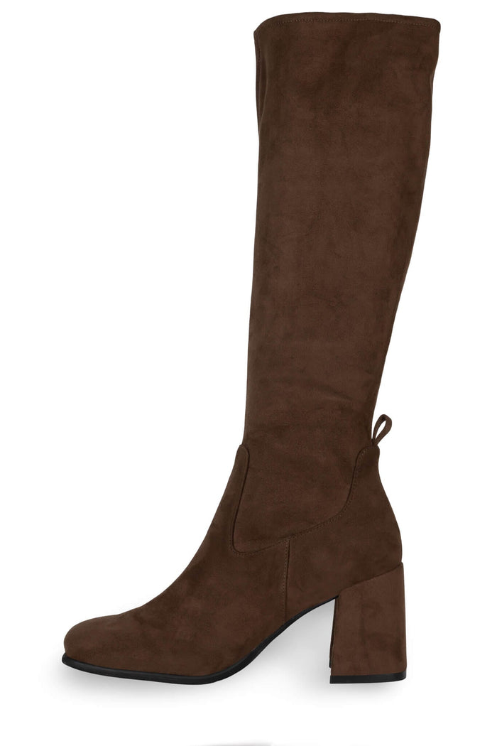 HOTLAVA-K2 Jeffrey Campbell Heeled Boots Jeffrey Campbell Brown Suede