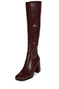 HOTLAVA-K2 Jeffrey Campbell Heeled Boot Merlot