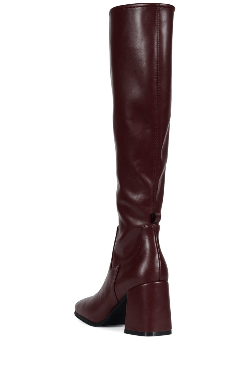 HOTLAVA-K2 Jeffrey Campbell Heeled Boot Merlot