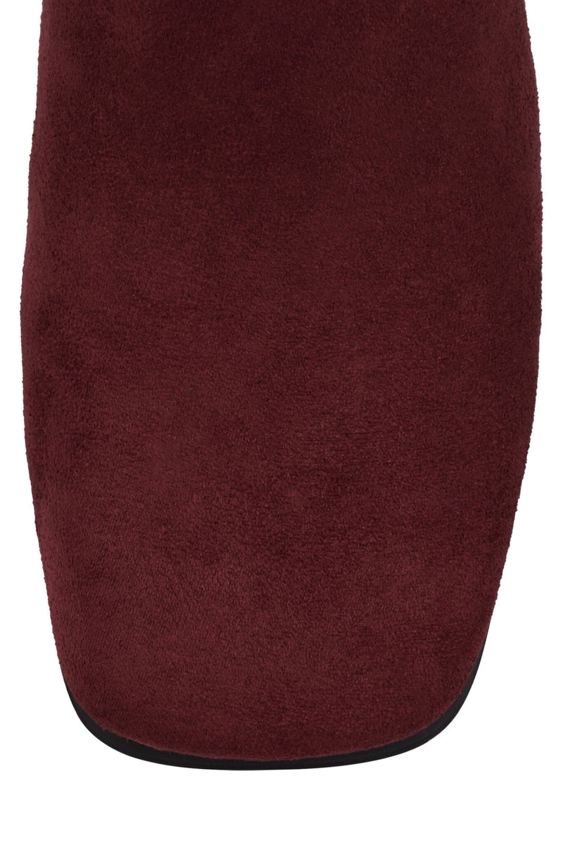 HOTLAVA-K2 Jeffrey Campbell Heeled Boot Raspberry Suede