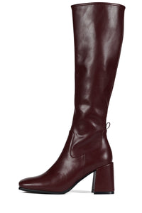 HOTLAVA-K2 Jeffrey Campbell Heeled Boot Merlot