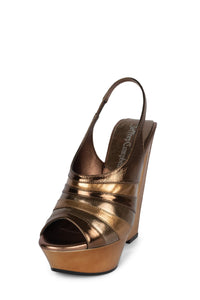 HYPERSPEED Jeffrey Campbell Platform Sandal Bronze Combo
_hover