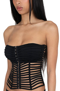 ILLEGAL Jeffrey Campbell Top Black