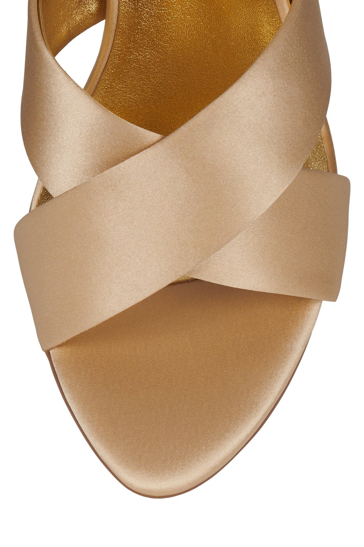 ILLUSTRIA Heeled Sandal Natural Satin