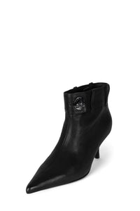 INSEAM Jeffrey Campbell Kitten-Heels Black Distressed