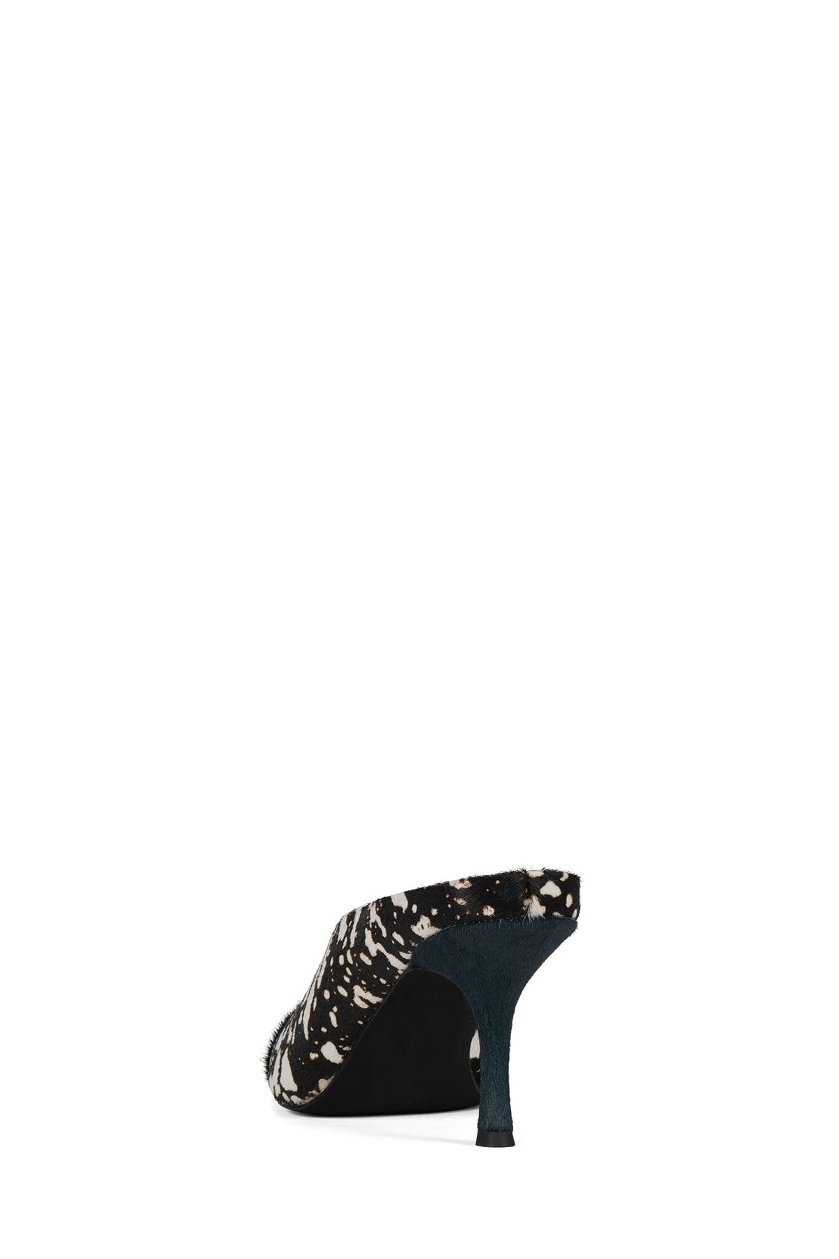 INVESTOR-F Jeffrey Campbell Heeled Sandal Black White Blue Combo 