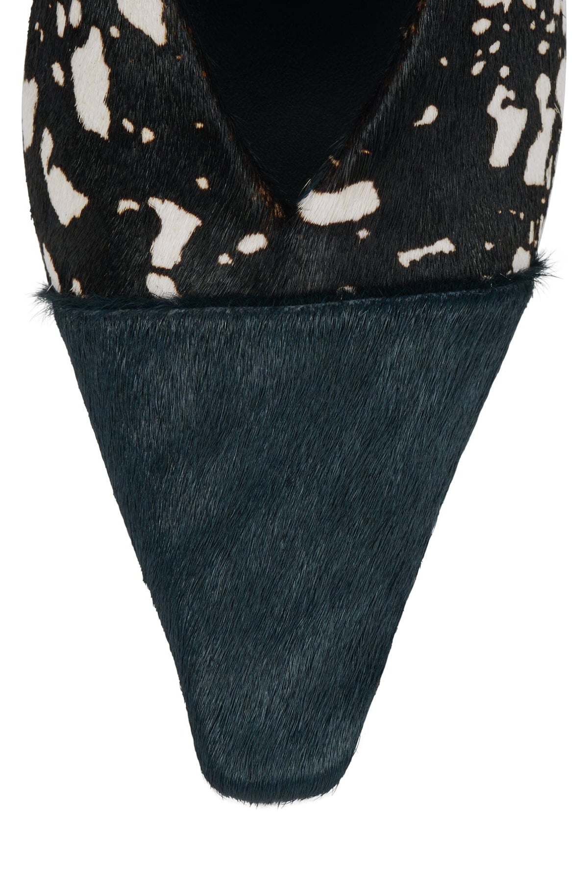 INVESTOR-F Jeffrey Campbell Heeled Sandal Black White Blue Combo 