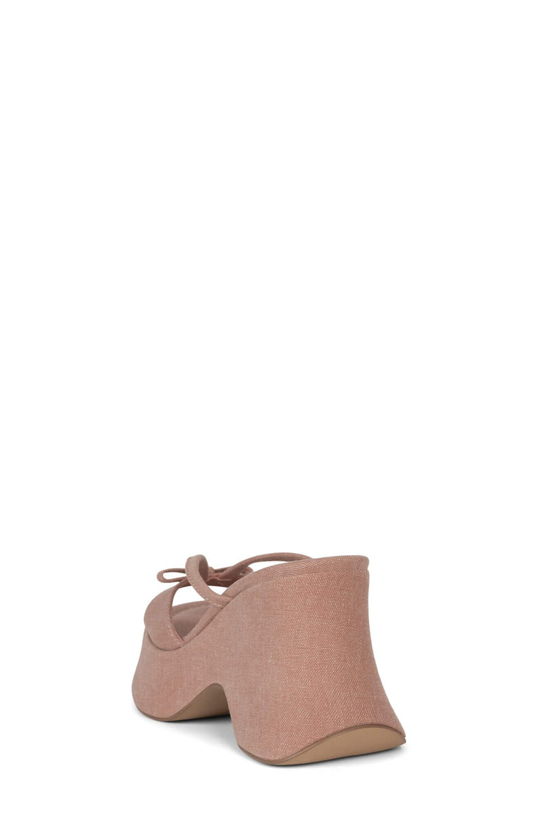 IRONIC Jeffrey Campbell Platform Sandal Pink Fabric