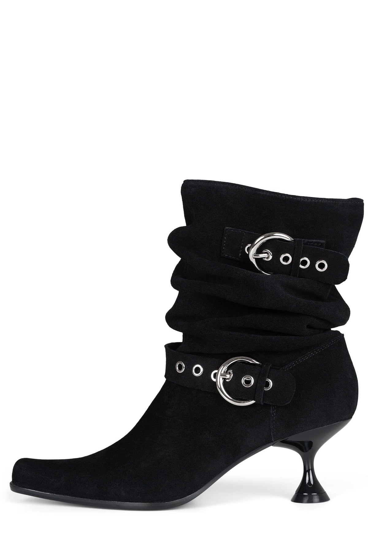 JEAN-PAUL Mid-Calf Boot YYH Black Suede 6 