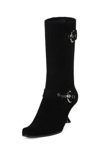 JEAN-PAUL Black Suede _hover