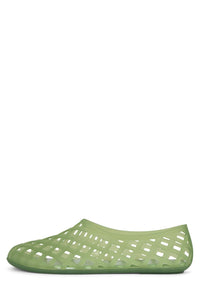 JELLZ Flat Jeffrey Campbell Green Matte 6 