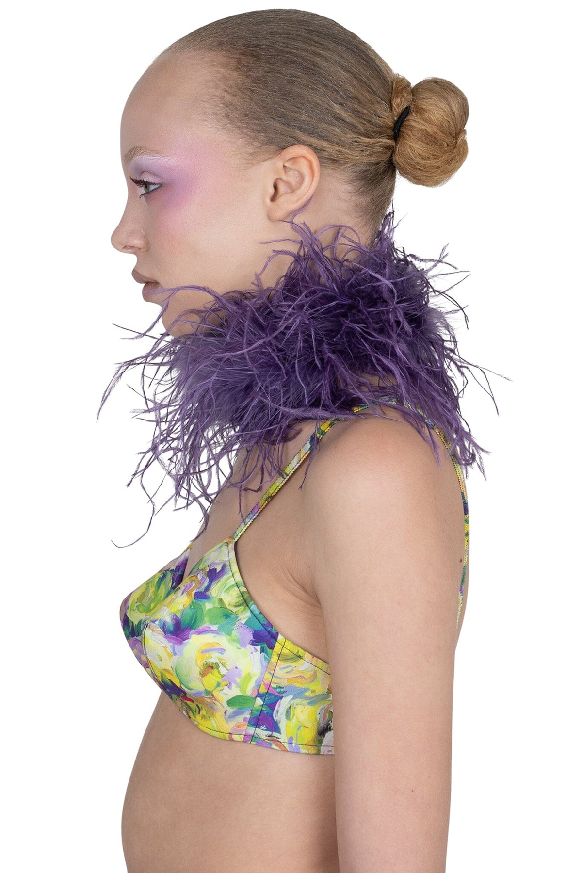JOKESTER Jeffrey Campbell Choker Purple _hover
