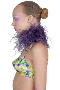 JOKESTER Jeffrey Campbell Choker Purple _hover