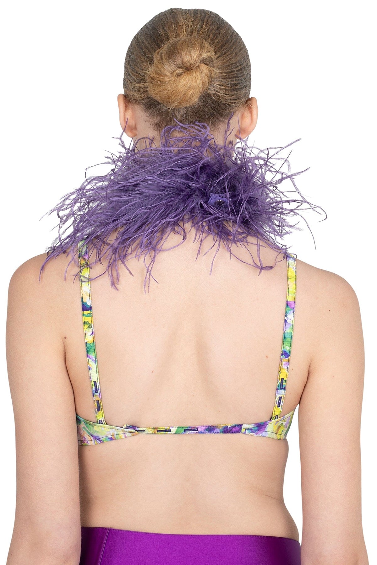 JOKESTER Jeffrey Campbell Choker Purple 