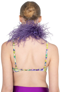 JOKESTER Jeffrey Campbell Choker Purple 