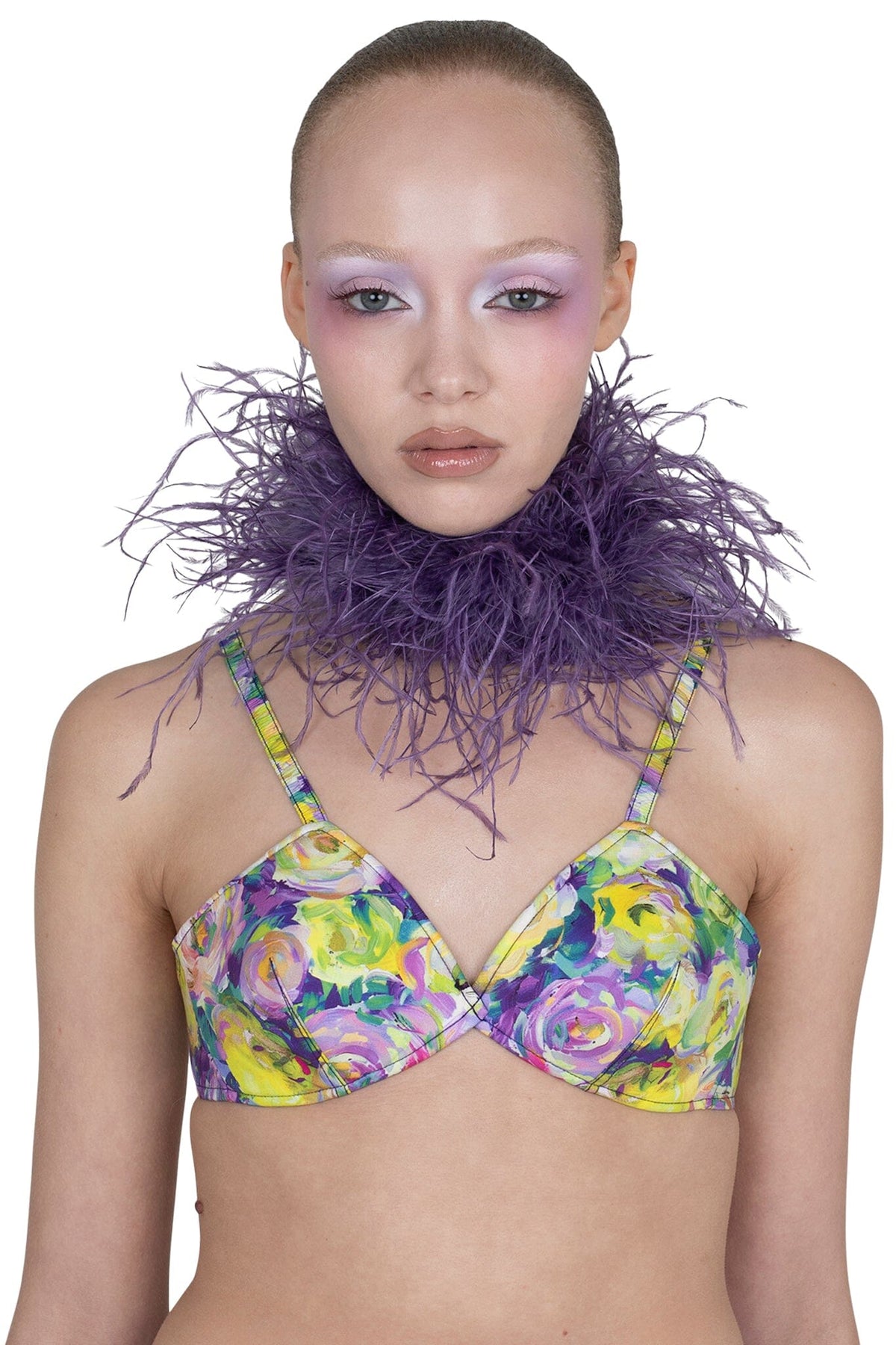 JOKESTER Jeffrey Campbell Choker Purple 