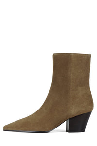 JOSHUATREE Jeffrey Campbell Ankle Boot Khaki Suede