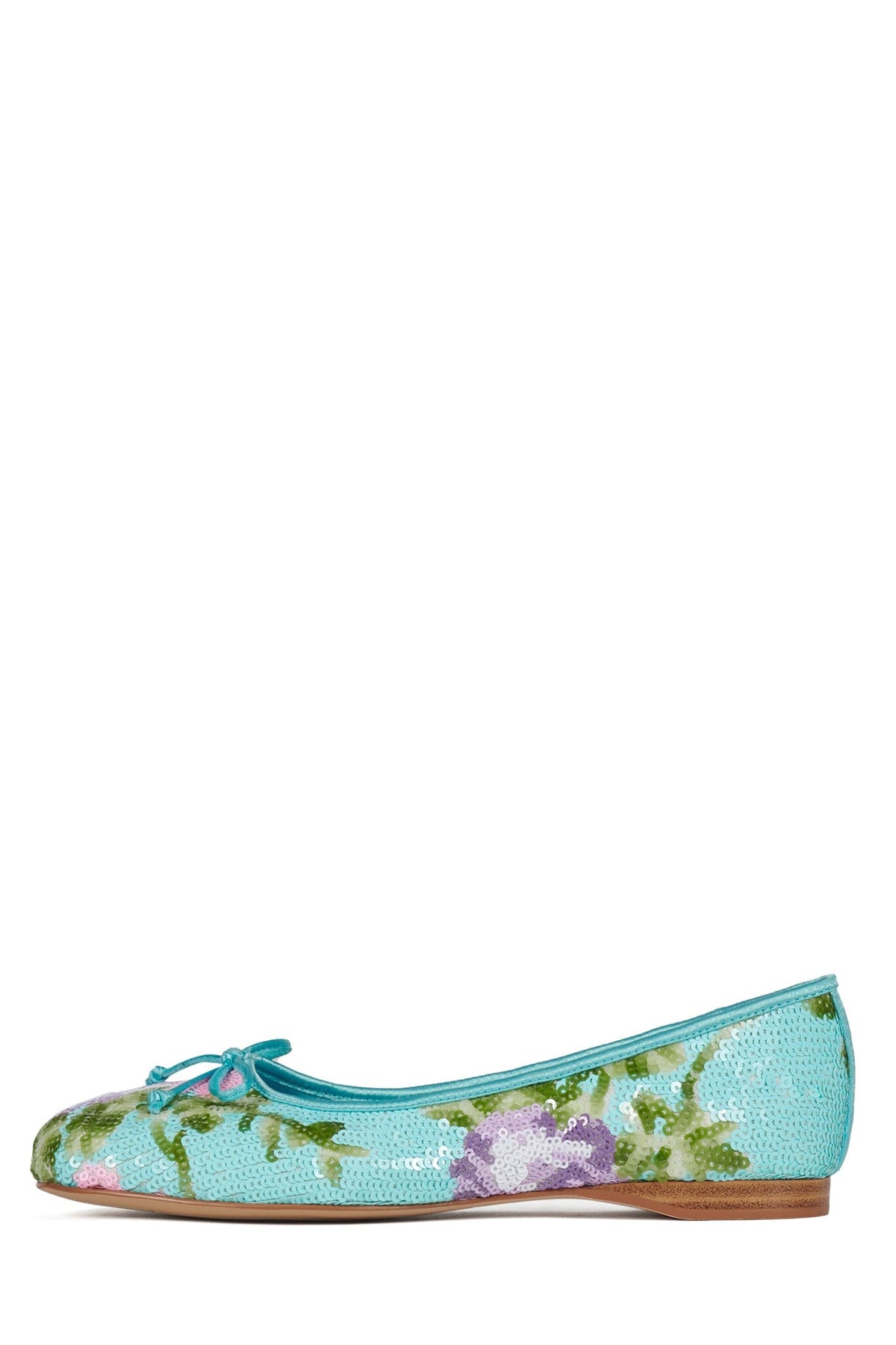 KALLI-SEQ Jeffrey Campbell Flat Blue Combo