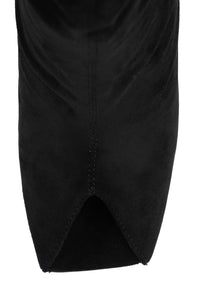 KATI Jeffrey Campbell Wedge Boot Black Suede 