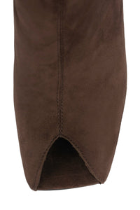 KATI Jeffrey Campbell Wedge Boot Brown Suede 