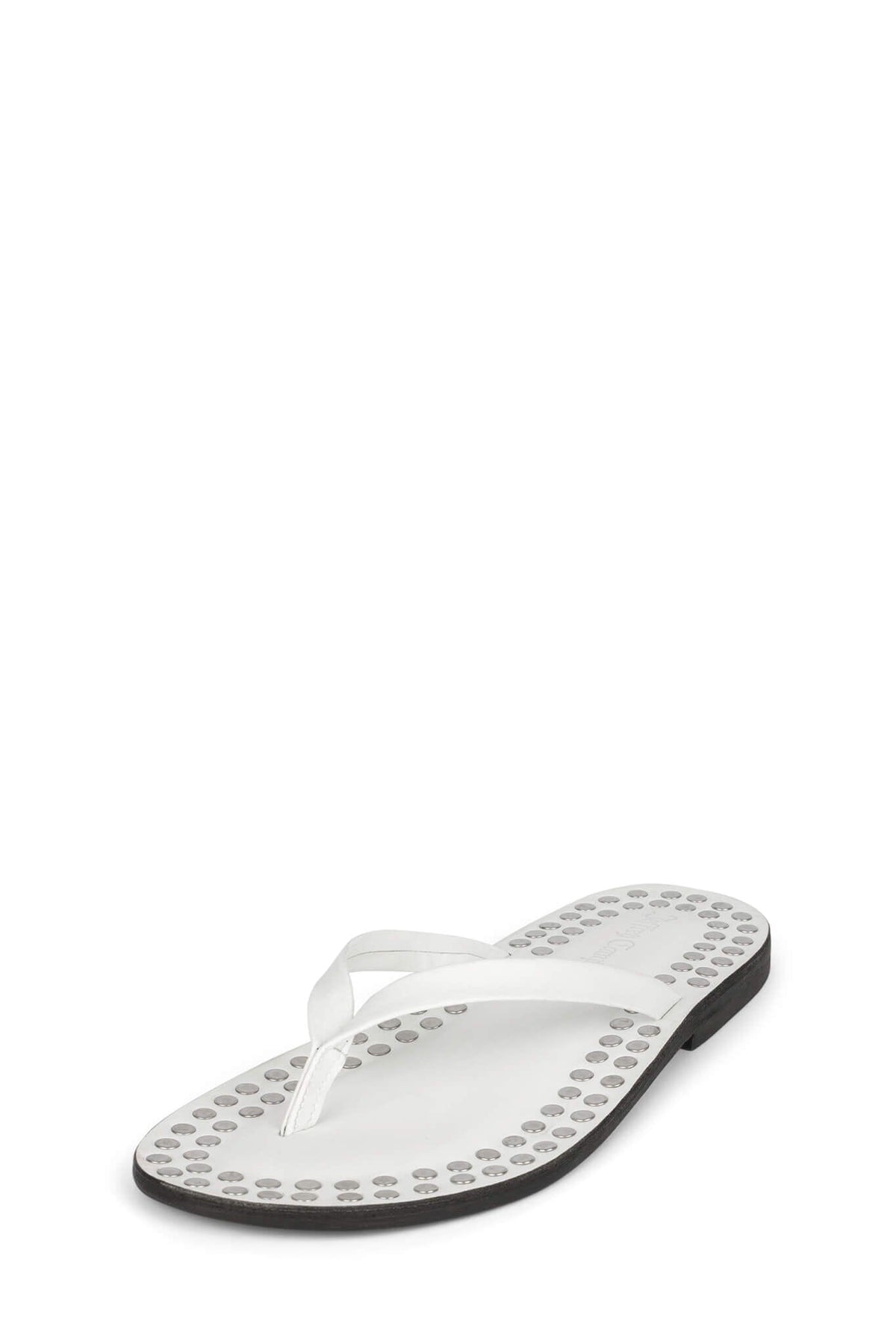 KATRINA-ST Flat Sandal White Silver _hover