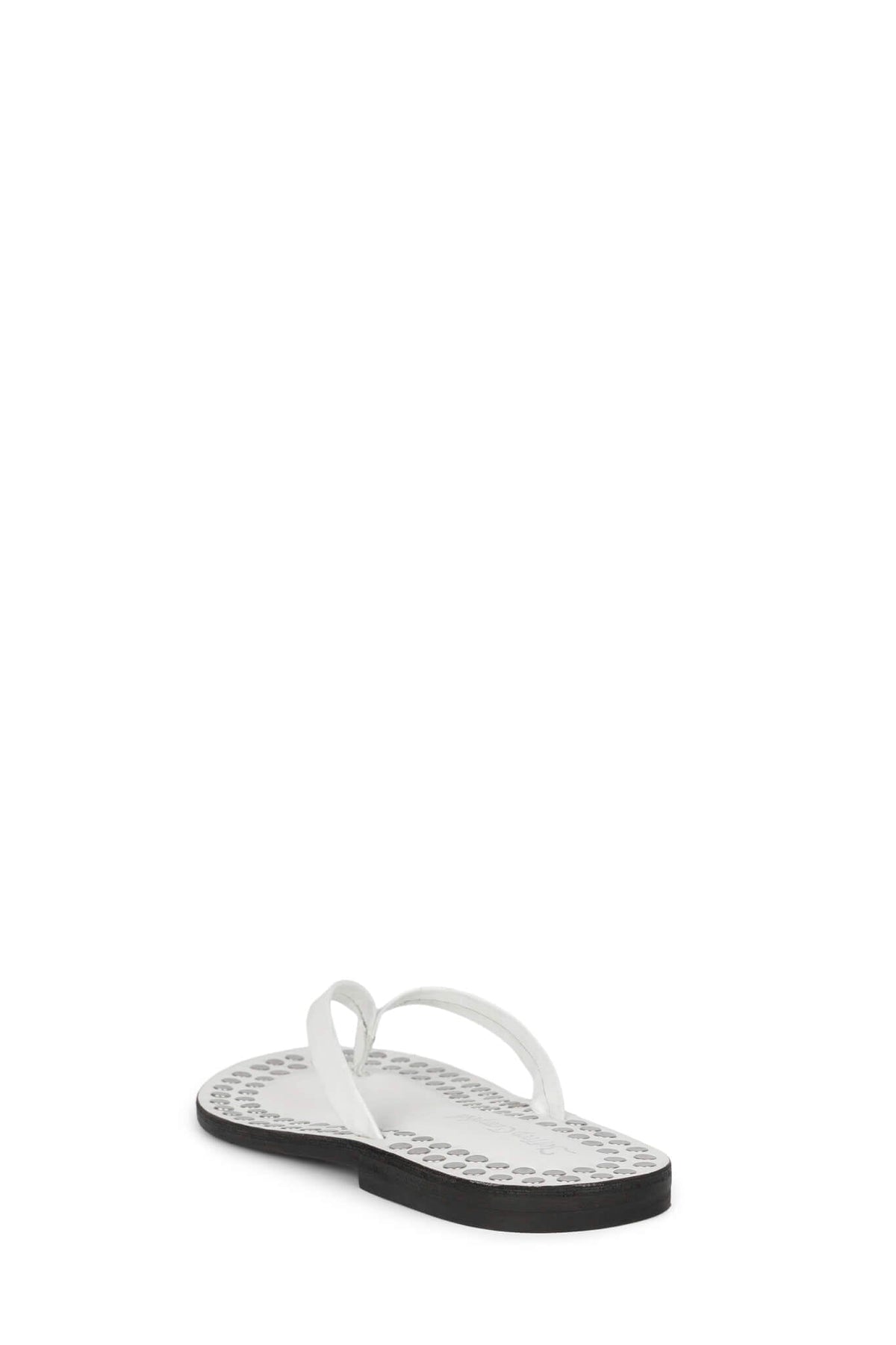 KATRINA-ST Flat Sandal White Silver