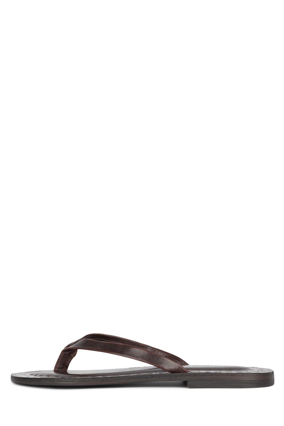 KATRINA-ST Flat Sandal Brown Silver