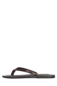 KATRINA-ST Flat Sandal Brown Silver