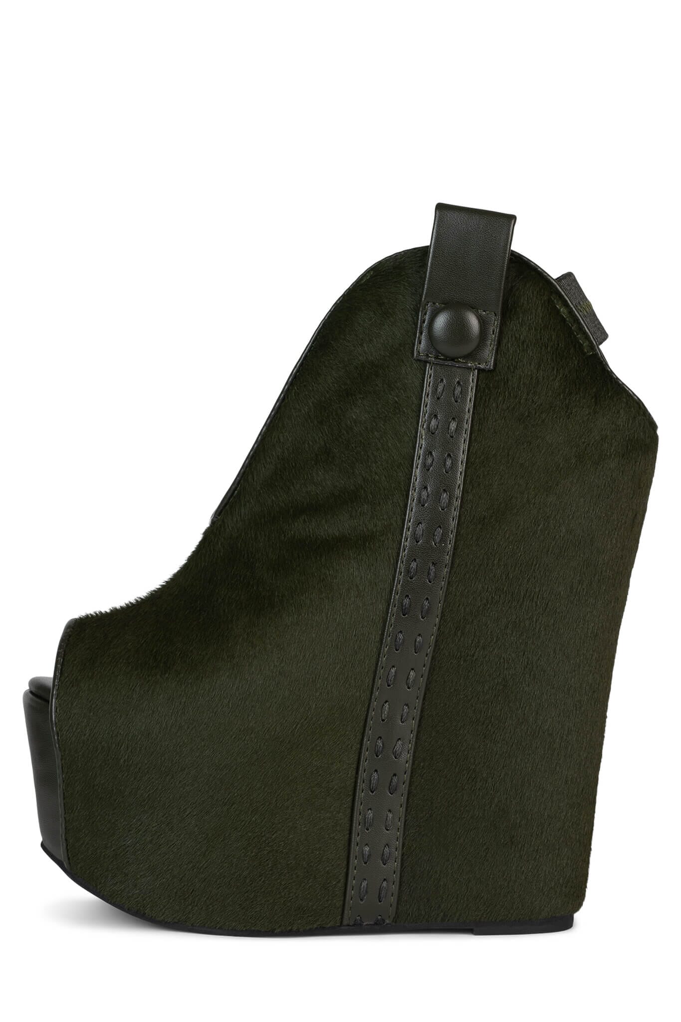 KELSEY-FUR Jeffrey Campbell Platform Bootie