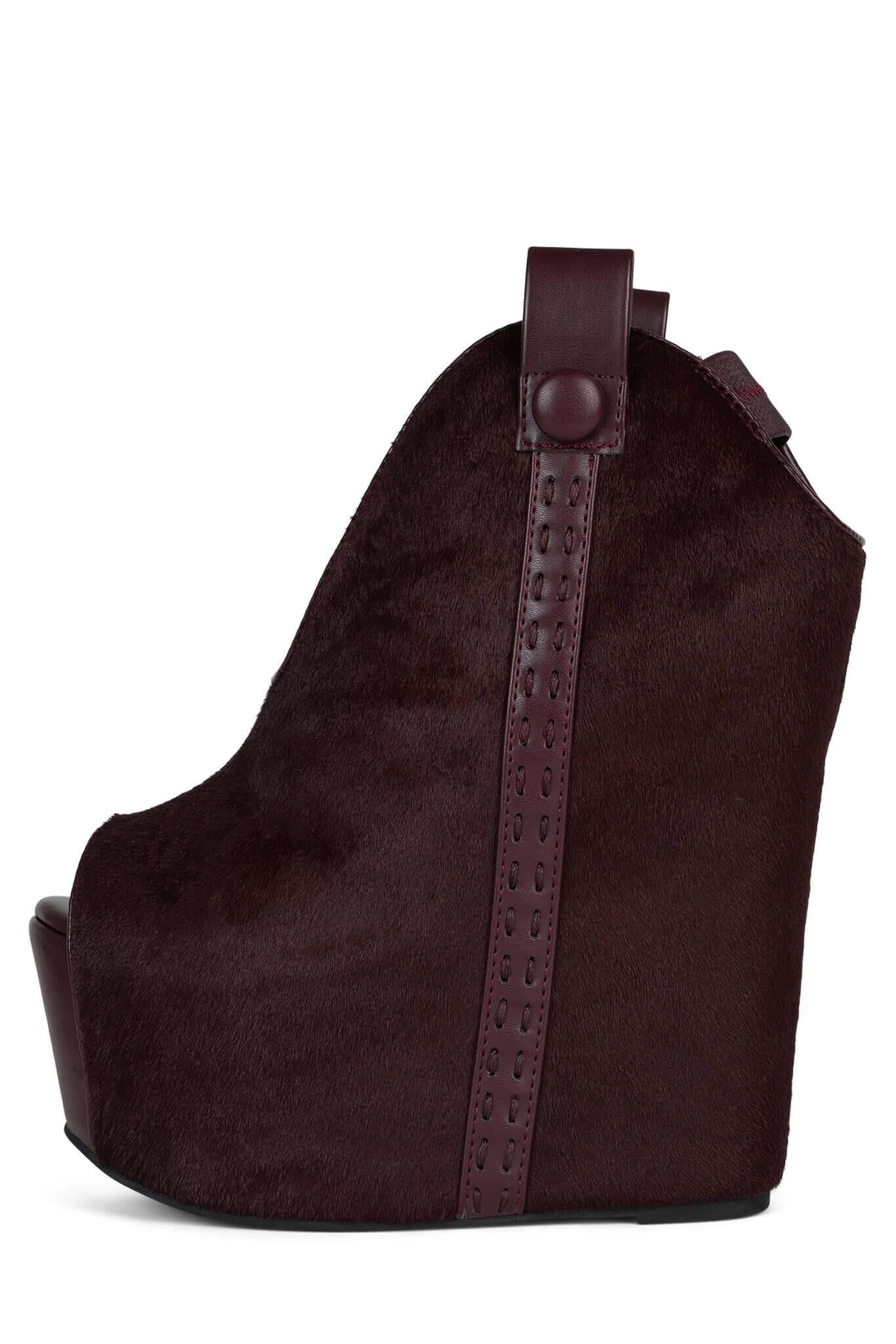 KELSEY-FUR Jeffrey Campbell Platform Bootie