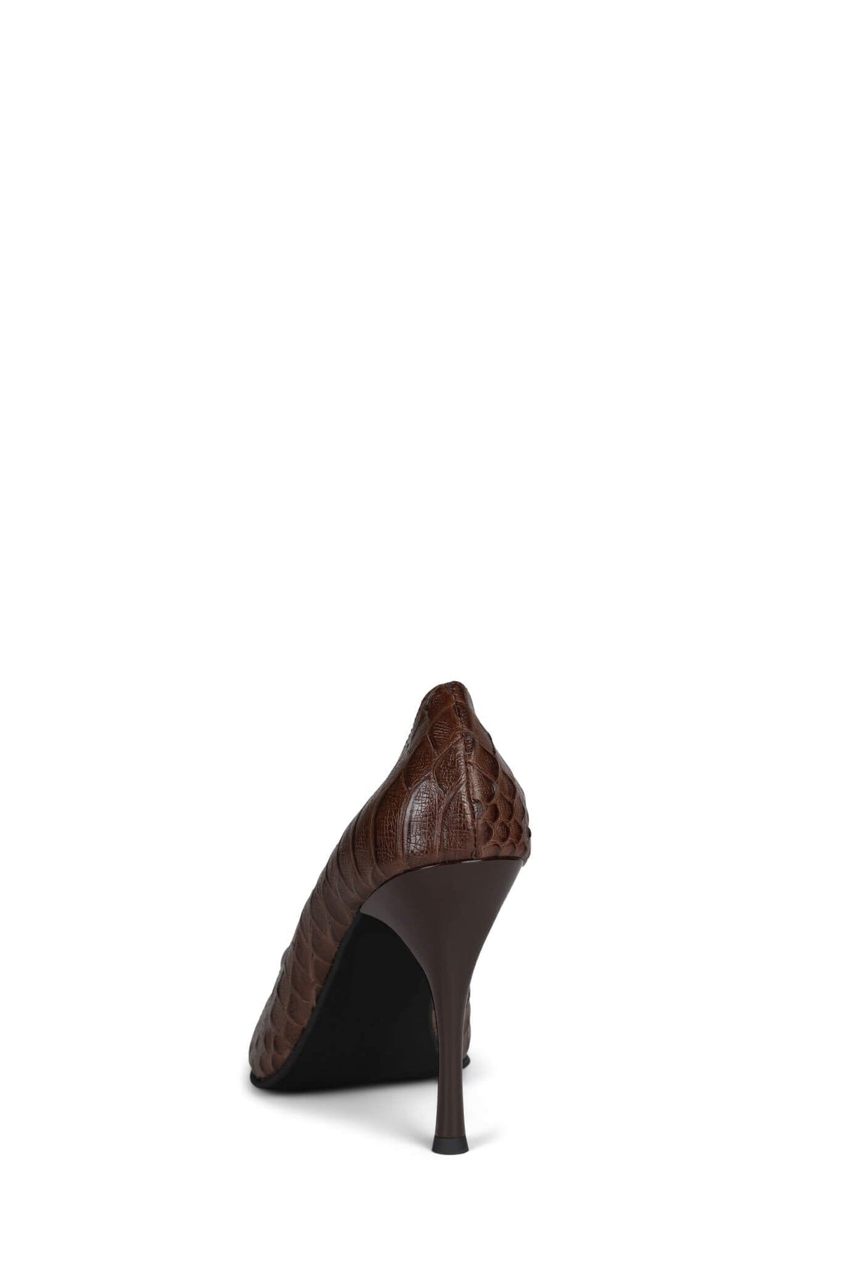 KICKIT Jeffrey Campbell Stilettos Brown Snake