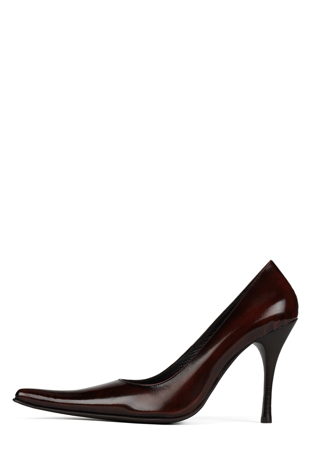 KICKIT Jeffrey Campbell Stiletto Heel Pump Coffee Box Ruboff