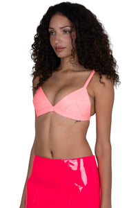 KOMIKO Jeffrey Campbell Bra Top Pink Neon _hover