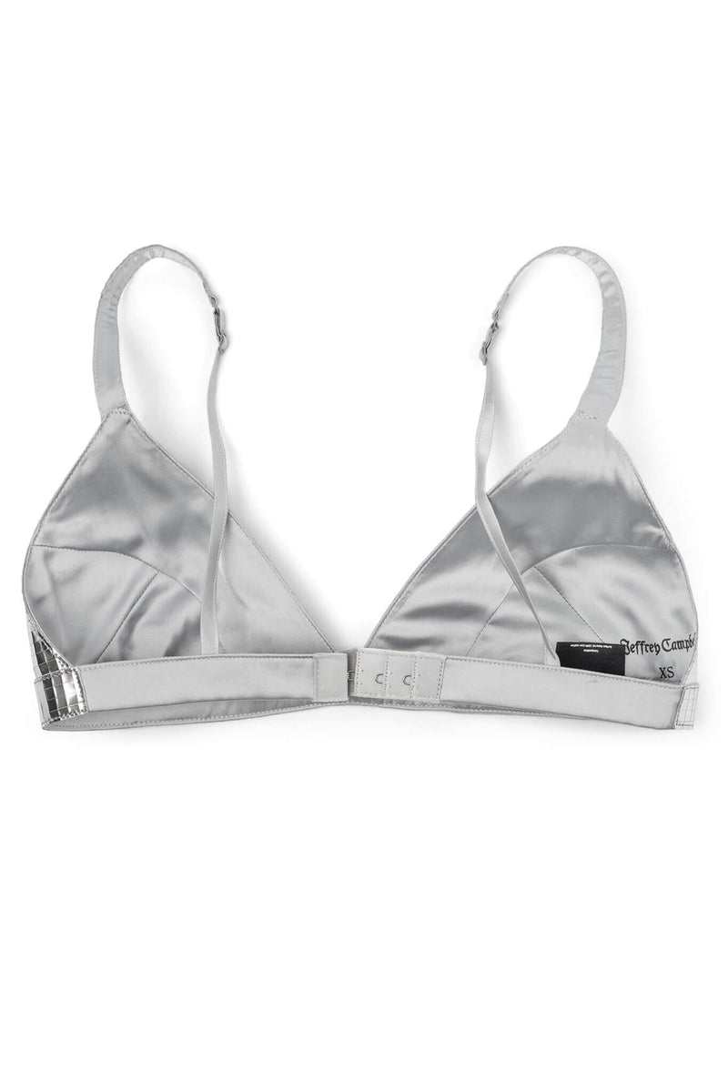 KOMIKO Jeffrey Campbell Bra Top Silver Grid