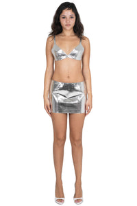 KOMIKO Jeffrey Campbell Bra Top Silver Grid
_hover