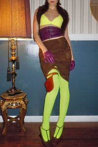 KOMIKO Jeffrey Campbell Bra Top Yellow Neon