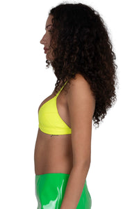 KOMIKO Jeffrey Campbell Bra Top Yellow Neon