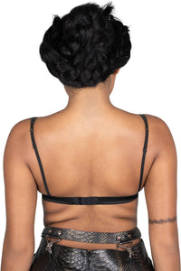 KOMIKO Jeffrey Campbell Bra Top Bronze Snake