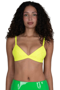 KOMIKO Jeffrey Campbell Bra Top Yellow Neon